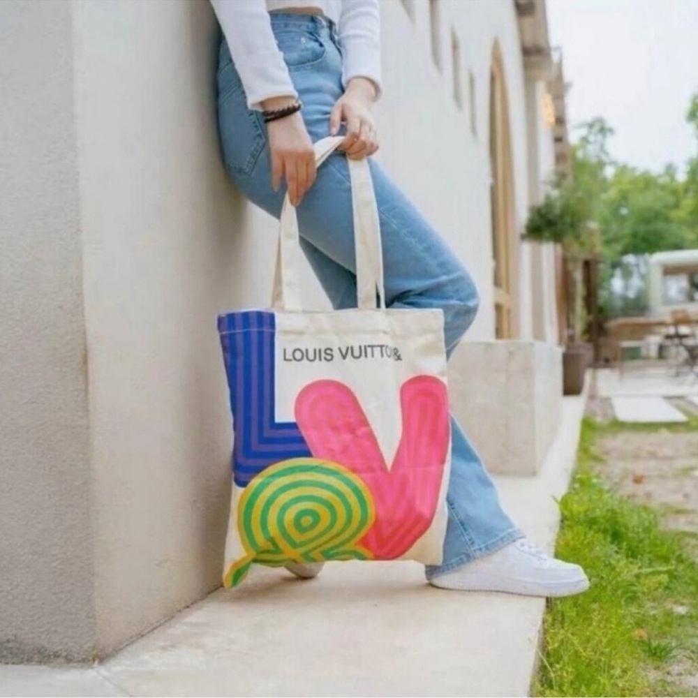 NEW Louis Vuitton Limited Canvas Eco Tote Bag - Picture 3 of 7